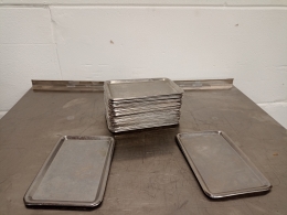 50 Plateaux inox (310mm x 210mm)